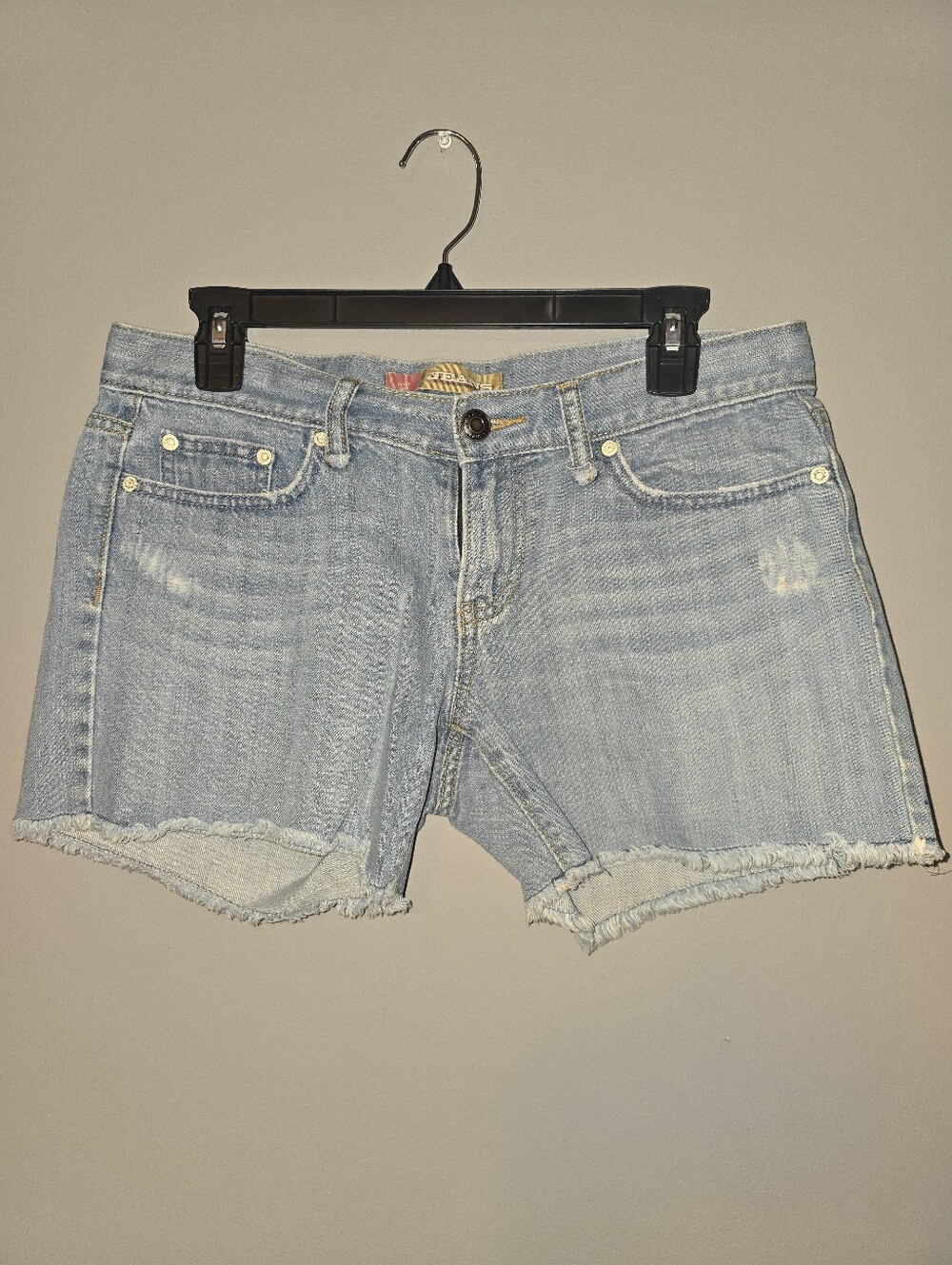 Old Navy Light Blue Frayed Denim Shorts